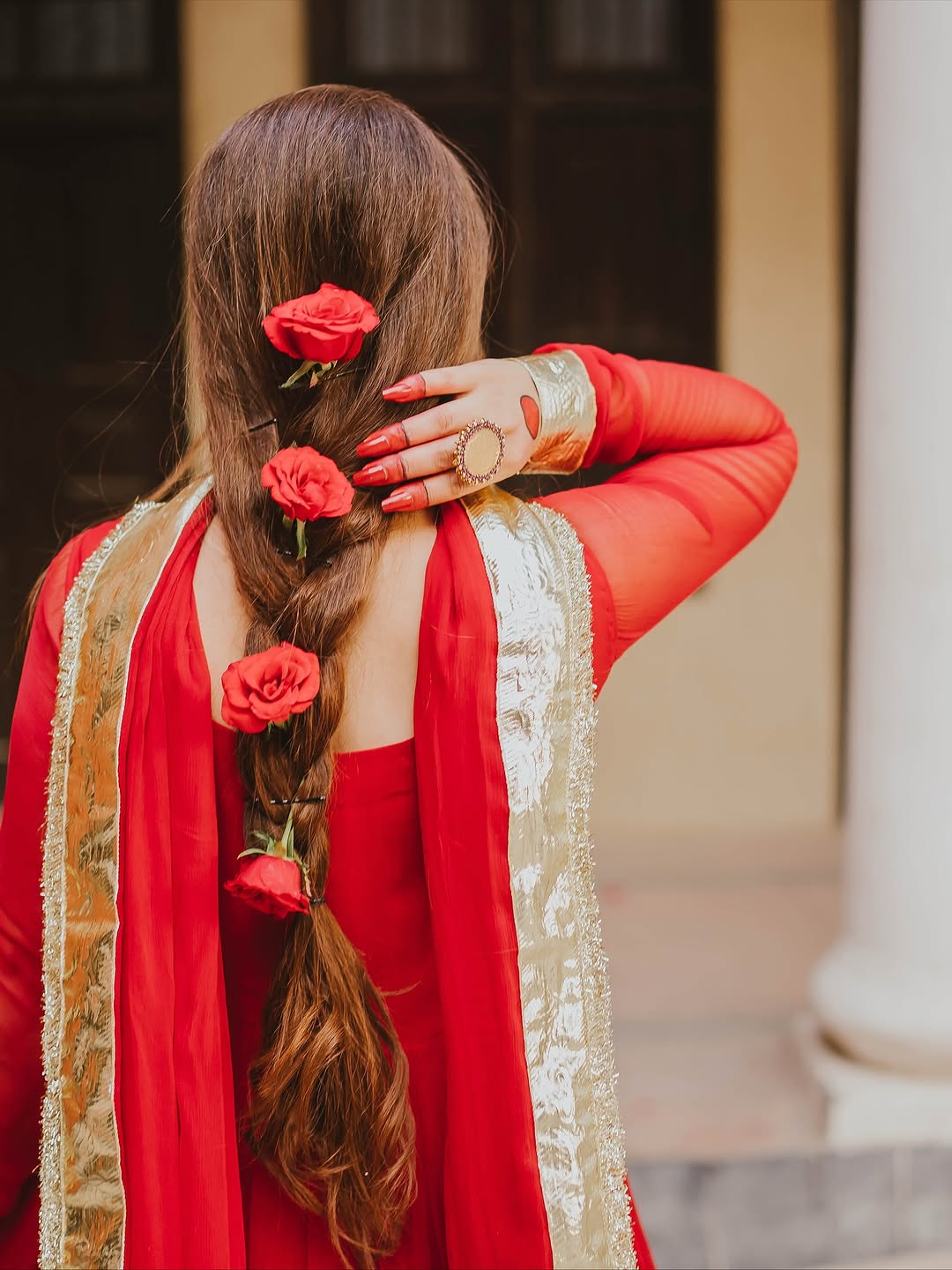 Laal Ishq Anarkali Set