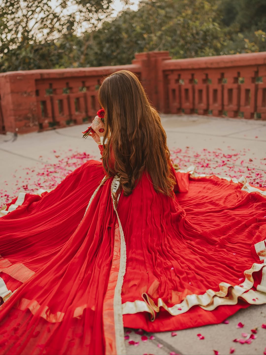 Laal Ishq Anarkali Set