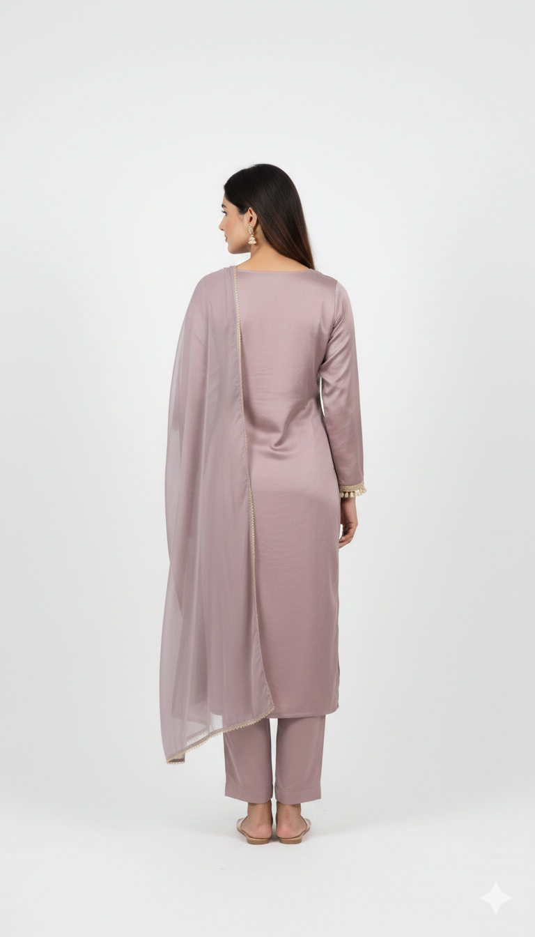 Aabha Lilac Kurti Set